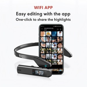 Occhiali FPV HD HLVISUS per Sport, Videocamera con Angolo di Visione di 110°, Registrazione Video 1080P, Sensore CMOS S111, Registrazione su MicroSD, Non Impermeabile - Product Image 5