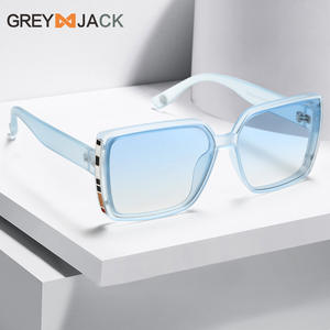 Lunettes de soleil pour femmes Greyjack, monture TR90, verres TAC, protection UV400, style carré tendance, type 3, pare-soleil - Product Image 1