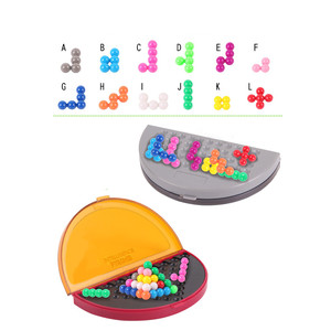 Rompicapo giocattoli educativi per bambini interessanti perline della piramide magica IQ gioco logico della mente - Product Image 3