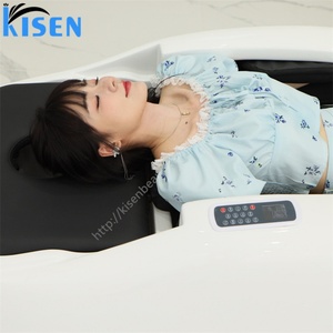 Lit de lavage de cheveux électrique de luxe Kisen, lit de massage pour salons de coiffure, spa, chaise-lit pour salons de manucure et de barbier avec circulation d'eau - Product Image 6