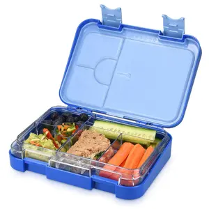 Aohea蓝色健康来自大自然便携式环保可生物降解聚丙烯塑料食品午餐盒儿童