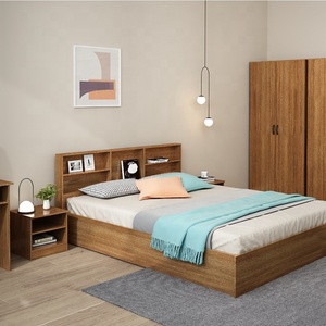 Camas Contemporáneas de Madera con Cajones de Almacenamiento para Dormitorio, Tapizadas de Lujo, Tamaños California Super King, Queen y Full - Product Image 4