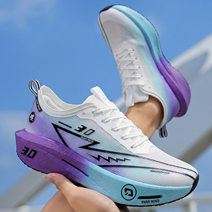 Zapatillas de Running Profesionales Personalizadas al por Mayor con Placa de Carbono para Hombre y Mujer, Calzado Deportivo Transpirable de Malla a la Moda para Carreras - Product Image 3