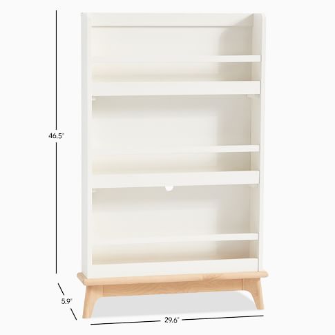 Simple Design Kids cabinet toy furniture storage rack white Children wooden bookrack  Bedroom furniture