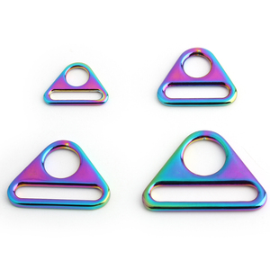 Ajusteurs d'anneaux triangulaires de différentes couleurs, 20/25/32/38mm, anneaux en D, <span class=keywords><strong>boucle</strong></span> de réglage pour sac à coudre, sangle avec barre - Product Image 5