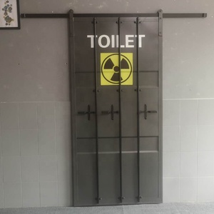 ประตูบานเลื่อนแบบโรงนา เฟอร์นิเจอร์สไตล์อินดัสเทรียล แบบตู้คอนเทนเนอร์ สำหรับห้องน้ำ ห้องครัว รับทำโลโก้และขนาดตามสั่ง MOQ <span class=keywords><strong>1</strong></span> ชิ้น - Product Image 4
