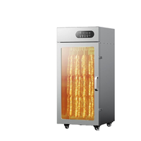Wursttrockner 1500W Gebläse mit 30 Haken, Wurstschrank und Feuchtigkeitsabsaugung für Feinkostläden