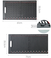 Tapis de nettoyage de poisson antidérapant Lifetop grand format 28''x14'', qui maintient le poisson en place, tapis à fileter le poisson, planche à découper le poisson portable