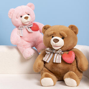 Yeni Kalp Atışı Ayı Peluş Oyuncak Çift Ayı Bebek Kız Arkadaşına Doğum Günü Hediyesi Veriyor - Product Image 4