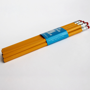 Lápiz borrador amarillo estándar HB # 2 Lápices de Escritura Estándar con Borrador para Material Escolar y de Oficina - Product Image 3