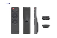 Télécommande universelle à code fixe TY-12C avec mini clavier pour téléviseurs intelligents, piles AAA, portée de 20 m