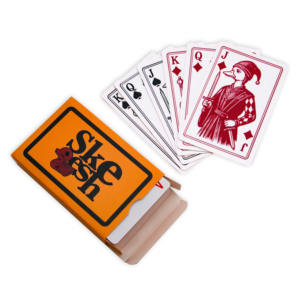 Venta al por mayor precio de fábrica stock de cartas de póquer logotipo personalizado patrón de dibujos animados naipes baraja de juego de cartas para la venta - Product Image 1