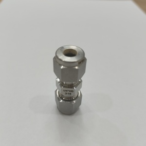 Yüksek hassasiyetli paslanmaz çelik 316 yüksek basınç boru bağlantı parçaları, üretim mühendisliği bileşenleri için düz konektörlerle. - Product Image 6