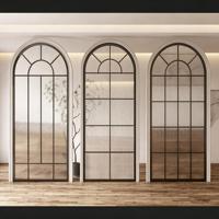 Fenêtre fixe en aluminium à rupture de pont thermique avec grille décorative, verre à contrôle solaire, design transitoire – Solution complète pour projets