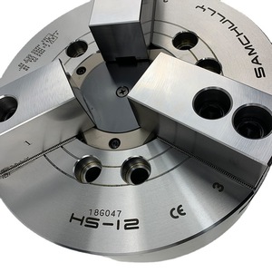 หัวจับไฮดรอลิกแบบสามขากรรไกร HS-12 ผลิตจากเหล็ก Samcheonri สำหรับเครื่องกลึง จากประเทศเกาหลี - Product Image 1