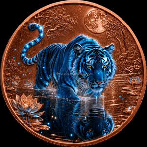 Moneta Commemorativa in Rame Puro 999 da 1oz con <span class=keywords><strong>Animale</strong></span> Fantastico, Rilievo 3D, Rotonda, per Ingrosso - Product Image 5