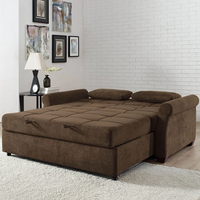 Sofá Cama Seccional Plegable de 2 Plazas de Gran Venta con Almacenamiento, Futón Moderno Extraíble Personalizable