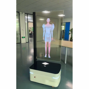 Grande modello tutto in una macchina trasparente intelligente Robot Display trasparente <span class=keywords><strong>Digital</strong></span> Signage e Display - Product Image 3
