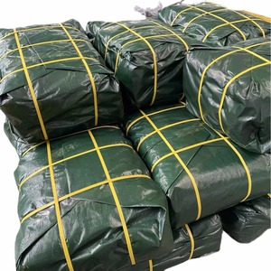 Wolf Double Sided Dark Green Tarp Plastic Sheet Waterproof Sunscreen Antiaging 100x150cm Outdoor Cover - Product Image 4