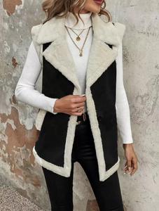 Gilet d'hiver pour <span class=keywords><strong>femme</strong></span>, nouveau design, col à revers, style <span class=keywords><strong>mi</strong></span>-long, <span class=keywords><strong>sans</strong></span> manches, épaissi - Product Image 6