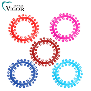 Matériel orthodontique dentaire coloré pour appareils dentaires, anneaux en O, attaches de ligature dentaire de type rond motif chaton pour enfants - Product Image 5