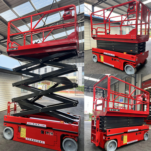 Otomatik Yürüyen Platform 6m 8m 10m 12m 14m Kendinden Tahrikli Mobil Elektrikli Makaslı Platform Adam Kaldırıcı - Product Image 2