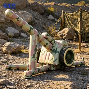 Modèle de canon gonflable avec revêtement réaliste, adhérence, temps de gonflage, taux de rétention d'air pour les exercices d'entraînement REMEYA - Product Image 1