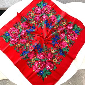 chine écharpe usine style chaud impression numérique fleur acrylique tissu 70*70 cm multi couleurs disponible <span class=keywords><strong>ukraine</strong></span> écharpe - Product Image 6