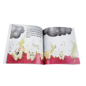 Custom Wholesale Double-sided Printing Hardcover Children's Story Book Printing