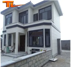 Casa prefabricada de estructura modular de acero, diseño de construcción de vivienda