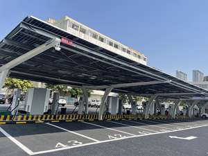 نظام تركيب مظلات السيارات الشمسية المقاومة للماء للاستخدام التجاري والسكني - هيكل من الألومنيوم والفولاذ لمواقف السيارات - Product Image 5