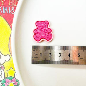 Rose Série Coeur Princesse Arc Résine Mignon Rêve Ours Charme Nail Art Déco Ornements Diy Charmes Accessoires - Product Image 6