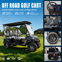 Voiturette de golf électrique 4 places la plus vendue, moteur haute performance 7000W, certifiée CE, autonomie 90km, vitesse 70km/h+, idéale pour la chasse