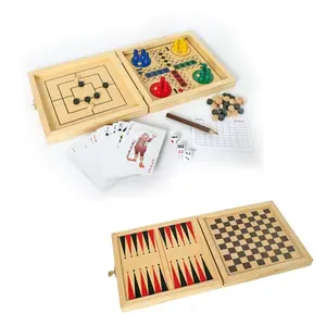 Set di Giochi in Legno 5 Giochi Personalizzabili Prodotto in Cina Modello 8665_109962 - Product Image 1