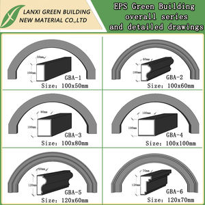 Moulure en plastique de haute qualité Moulure décorative d'avant-toit en béton - Product Image 2