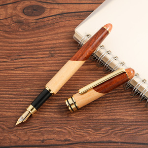 Ensemble de stylos en bois multi-designs pour fournisseurs, stylos en bambou, hêtre et érable avec étui pour événements <span class=keywords><strong>d</strong></span>'entreprise, promotions, <span class=keywords><strong>concours</strong></span>, prix - Product Image 2