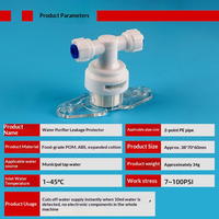 Filtre à eau potable directe Yenvqee manuel 7~100 PSI, anti-fuite, purificateur de tuyau PE 2 points, en POM/ABS de qualité alimentaire et acier inoxydable