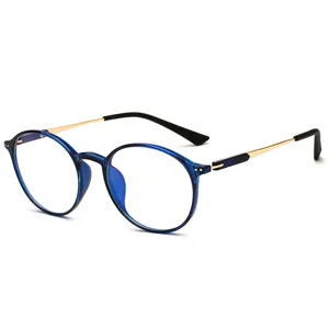 नवीनतम उच्च गुणवत्ता दौर फ्रेम TR90 ऑप्टिकल फ्रेम चश्मा