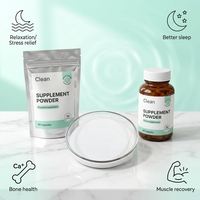 Glycinate de magnésium 99% certifié, poudre de soutien énergétique pour adultes, Glycinate de magnésium