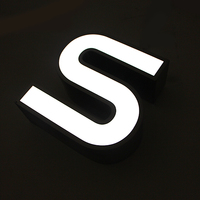 Panneau publicitaire personnalisé CARREY pour magasin, logo lumineux, lettres en relief 3D, panneau publicitaire LED extérieur