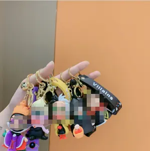 Porte-cartes sorcière auto-défense porte-clés accessoires porte-clés sorcière breloques kawaii sécurité halloween sorcière porte-clés pour les femmes