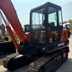 รถขุดตีนตะขาบ DOOSAN DH55 มือสอง เครื่องยนต์ Isuzu 4JB1 แท้ ขนาดกะทัดรัด สภาพดี พร้อมส่งออก - Product Image 5