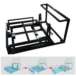 XD Seat Recliner Sofa <strong>Bed</strong> <strong>Frame</strong> Telescoping Mechanism <strong>Foldable</strong> Metal Furniture Pull Out Sofa <strong>Bed</strong> Mechanism <strong>Frame</strong> for Bedroom - Product Image 1