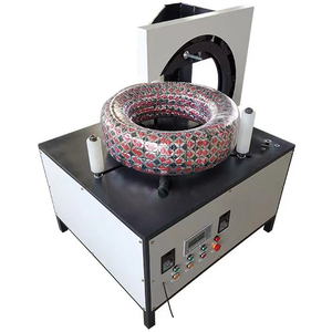 Vertical Tire Tube Film <b>Wrap</b> Machine /full Auto and Semi Auto <b>Plastic</b> Pipe Film Coil Packing Machine - Product Image 3