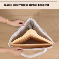Sac organisateur triangulaire à cintre personnalisé pochette de rangement en tissu avec panneau de base pour un usage quotidien à domicile et solution de rangement pour déménagement
