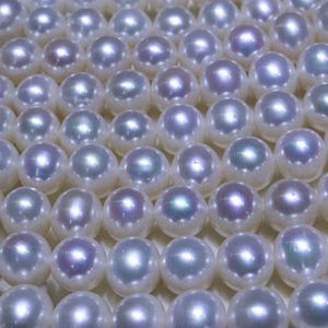 Collier de perles d'eau douce du lac de montagne de Zhuji, perles de chaîne de maman sous la lumière forte, perles véritables, cadeau de fête des mères, vente en gros - Product Image 3