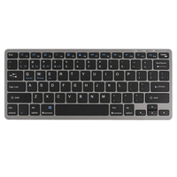 Cadeau d'affaires, clavier et souris sans fil, rechargeable par USB, étanche, ultra fin, design ciseaux