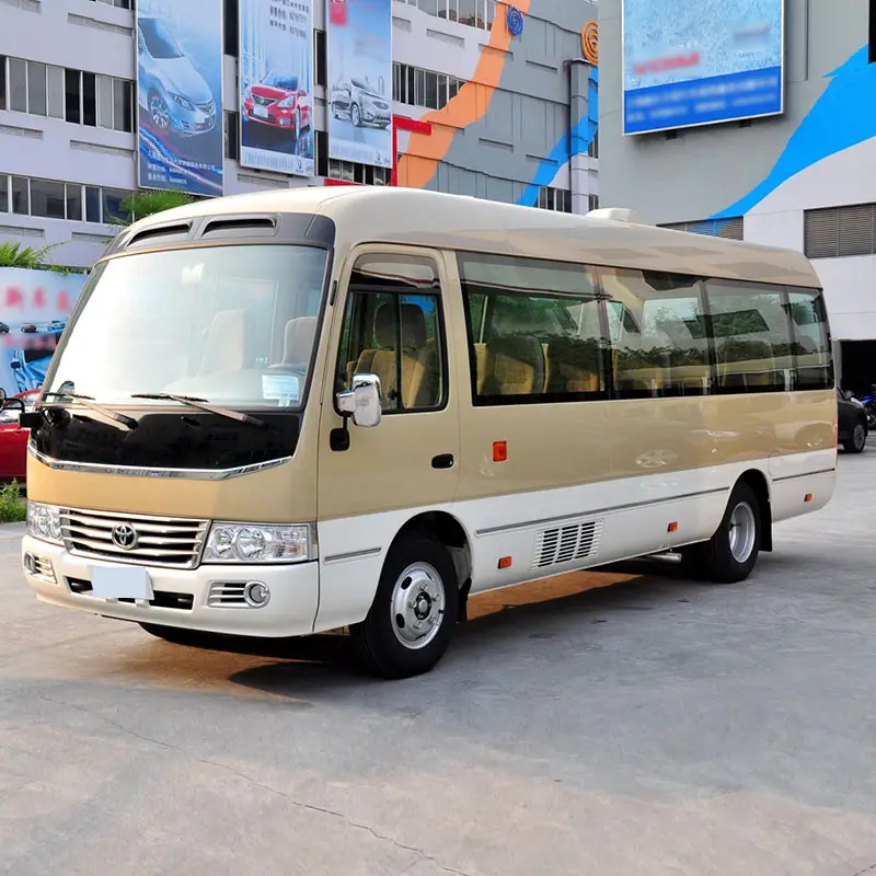 Toyota Coaster City Bus Boa Qualidade 23 Assentos Ônibus para Toyota Usado School Bus Mão Esquerda China Carros para Venda Usado