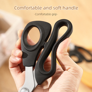 Chuyên Nghiệp 9Inch Thép Không Gỉ Nhiệm Vụ Nặng Nề Thợ May Kéo Mềm Grip Xử Lý DIY Craft Giấy Kéo Vải May Mặc Mịn - Product Image 4