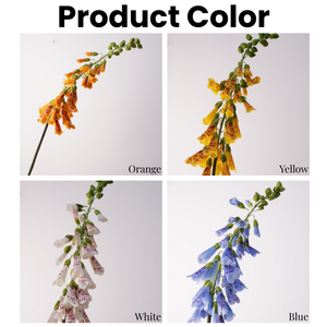 Nuovi Arrivi 2026: Fiori Artificiali di Campanula in Lattice Effetto Reale per Decorazioni Matrimoniali e Arredamento Casa - Product Image 3